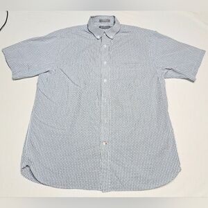 Daniel Cremieux Blue and White Checkered Shirt